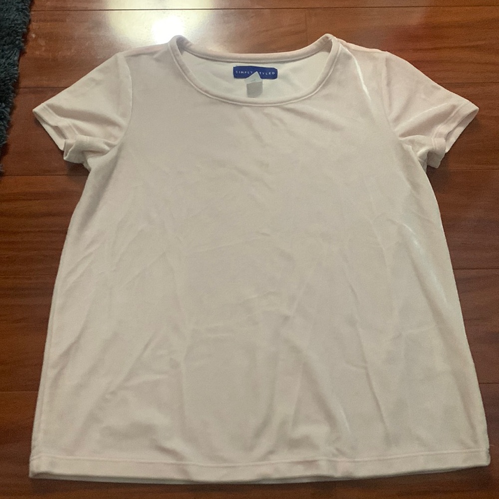 Sears Light Pink Velvet Shirt (KIDS)